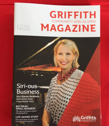 Griffith Magazine Cover
