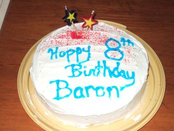 Baron, 8 years old! Happy Birthday dear boy!
