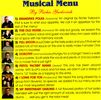 MUSICAL MENU: CD