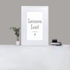 PRINTABLE WALL ART: LEINEN LOS...