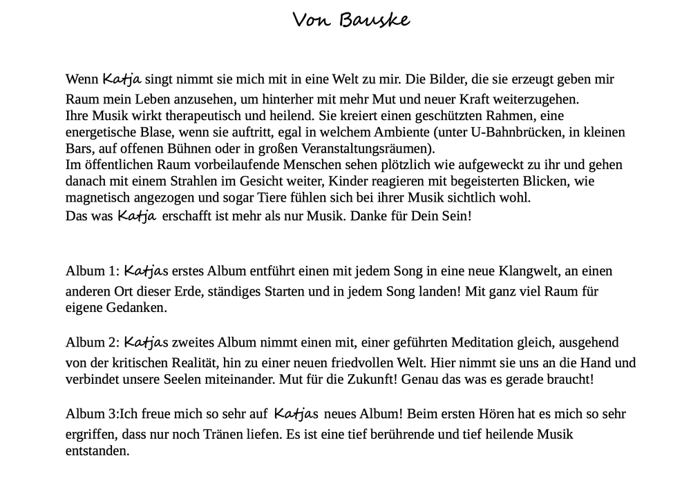 Musik wirkt therapeutisch und heilend. Geschützter Rahmen, energetische Blase. Strahlen im Gesicht. Musik für Kinder und Tiere. Musik für mehr Mut und neue Kraft weiterzugehen. 