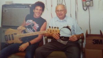 With Leo Fender
