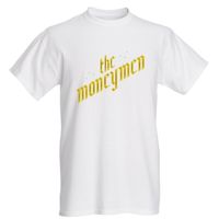 The Moneymen "Gold Script" white T-shirt