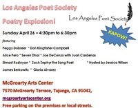 LOS ANGELES POET SOCIETY POETRY EXPLOSION