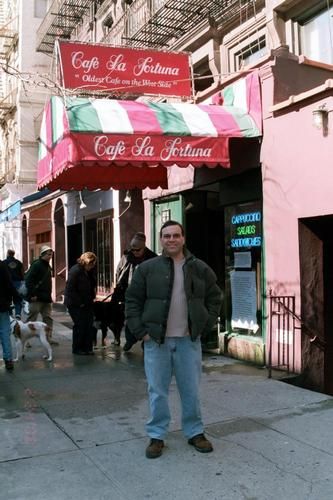 Outside of Cafe La Fortuna on the final day of business February, 24, 2008.
