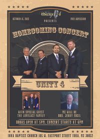 15th Annual Unity 4 Quartet Homecoming