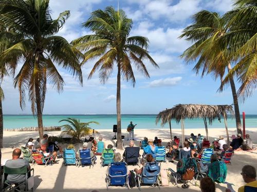 Beach Concert in Isla Mujeres, Mexico