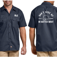 Don't Give Up Work Shirt (dark navy)