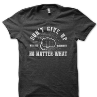 Don't Give Up unisex (dark grey)