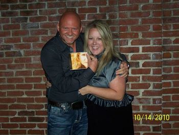 Chelley and Jeremy Medkiff. Lead guitar player on my first album ICM WEek 2010
