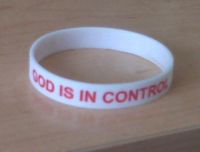 Wrist Band "GOD Is In Control"