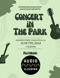 Audio Illusion opens the Pleasanton's Concert in the Park Series!!