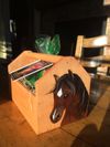 Mini Brush Box ~ Bay Pony