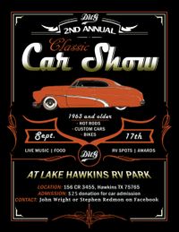 Rafael Espinoza & The Rockabilly Railroad Headline Lake Hawkins Car Show!