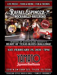 Rafael Espinoza & The Rockabilly Railroad Live at Yamato Japanese Steak House