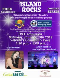The Sarah Hadeka Trio at The Island Rocks Concert Series
