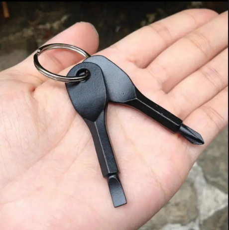 Portable Mini Screwdriver with Keychain