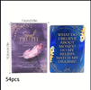 54 Pcs Feather Pattern Soul Awareness Cards