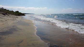 Looking North at Lake Michigan
