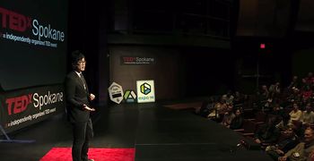 Speaking and performing at TEDxSpokane
