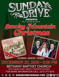 Sunday Drive's Smoky Mountain Christmas Tour in Liberty Town ship, OH