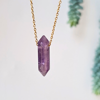 Amethyst Crystal Necklace