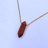 Goldstone Crystal Pendant Necklace