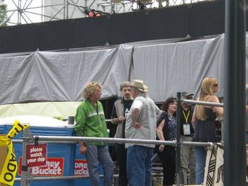 Backstage @ The Safeway Waterfront Blues Festival 2010 ! What a blast!
