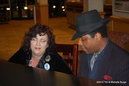 An amazing moment,Lucy & Chris Thomas King singing after The Safeway Waterfront Blues Festival 2010
