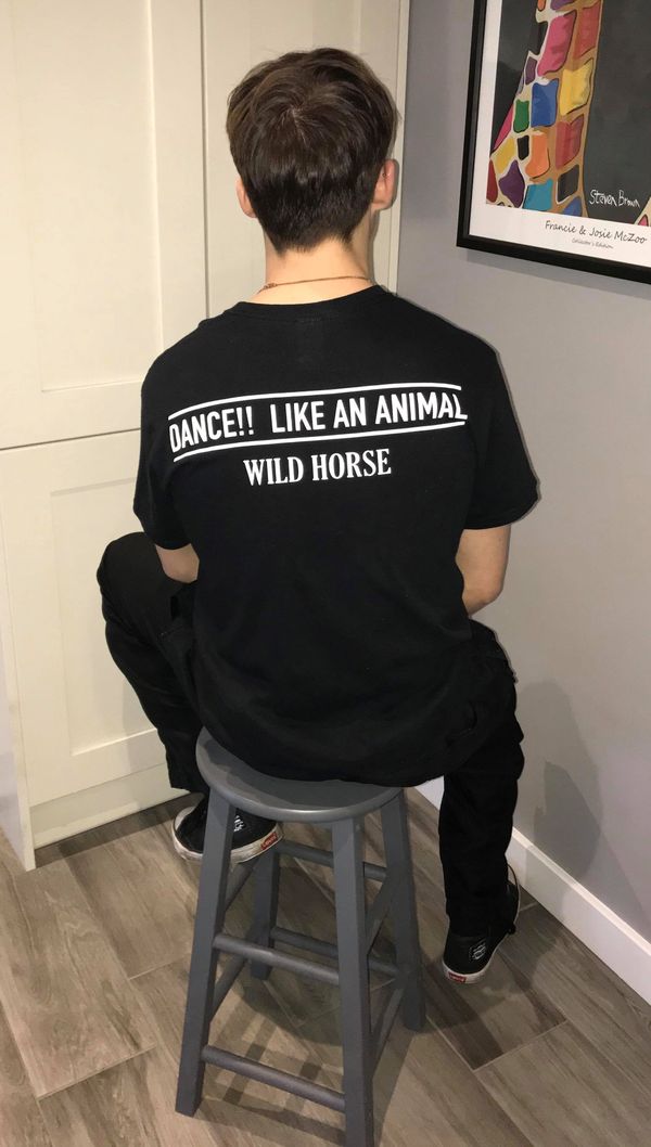 Wild Horse "Dance Like An Animal" T-Shirt in Black