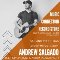 Andrew Salgado @ Music Connection Record Store (Free Pop-up Show and Album Release) 