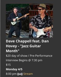 Dave Chappell Featuring Dan Hovey - LIVESTREAM