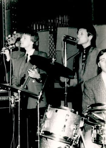 Rehearsals in suits 1979
