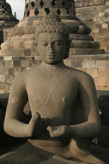 Borobudur Buddhist Temple in Java
