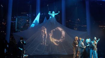 New Year's Eve performance at The Kauffman Center for the Arts with Quixotic Fusion.  Photo by Stephen Goldblatt
