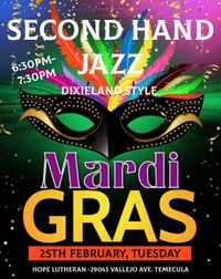 Second Hand Jazz - Mardi Gras Conceet