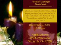 Solo - Women’s Candlelight Advent Service 