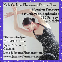 Kids Flamenco Online Dance Class