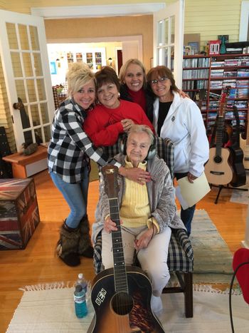 Connie & Sisters w/ Mom" Recording Day
