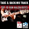 Top 10 Van Halen Riffs - PDF Tabs & Backing Track