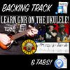 6 GNR Songs On Ukulele - Easy To Hard | Guitar Pro Tabs & Backing Track