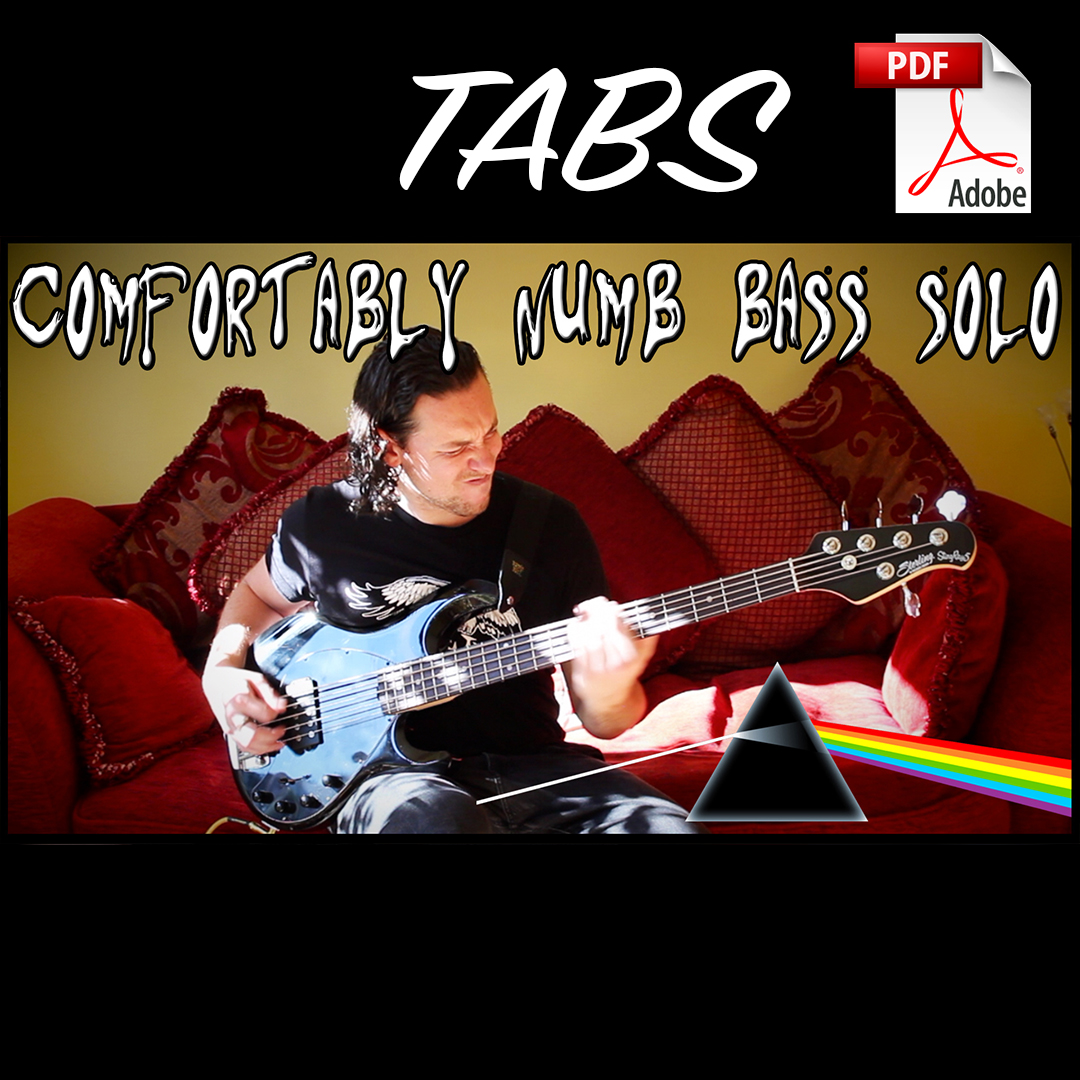 Comfortably Numb Solo On BASS Tabs Karl Golden