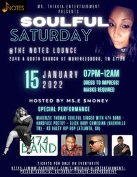 Soulful Saturday @ The Notes Lounge