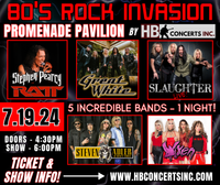 80's ROCK INVASION Feat. Stephen Pearcy of Ratt, Great White, Slaughter, Steven Adler of Guns N’ Roses and Vixen