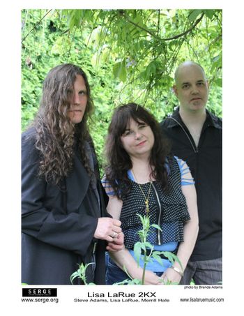 Official 2KX promo photo - Steve Adams, Lisa LaRue and Merrill Hale. Photo by Brenda Adams
