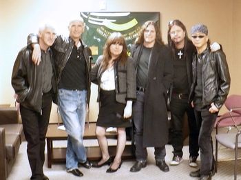 2KX interview by www.theprogfiles.com : Don Schiff, Michael Sadler, Lisa LaRue, Steve Adams, John Payne, Ryo Okumoto. Photo by Martin DeBourge
