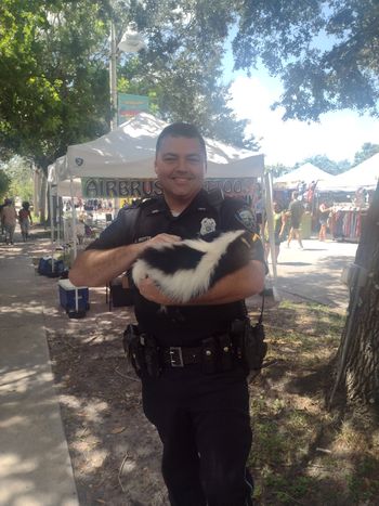 Jason from Gulfport PD at Geckofest 2023
