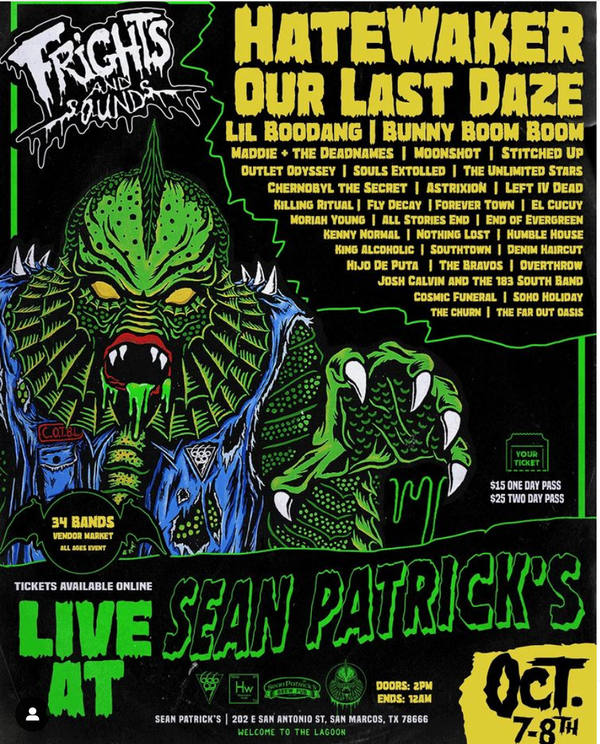 Frights and Sounds Monster Music Fest @ Sean Patrick's Irish Pub
