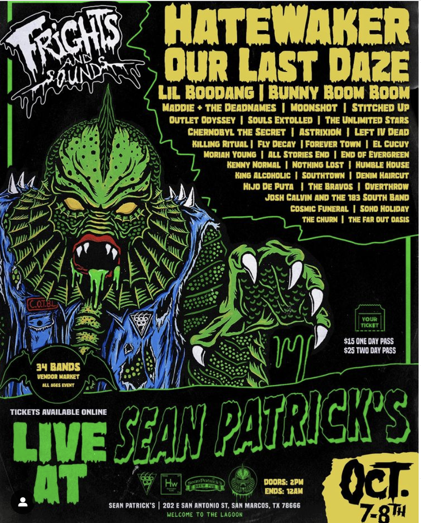 Frights and Sounds Monster Music Fest @ Sean Patrick's Irish Pub