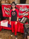 Pamela Parker Rock & Roll T-Shirt Baseball Black/Red